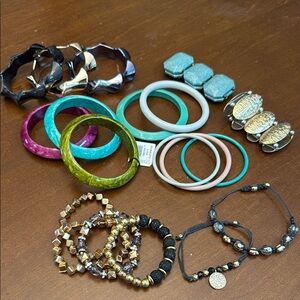 Elegant Multicolor Bangle and Bracelets